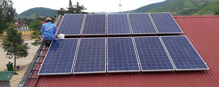Dự án Điện năng lượng Mặt trời tại trường Tiểu học Cư Pui