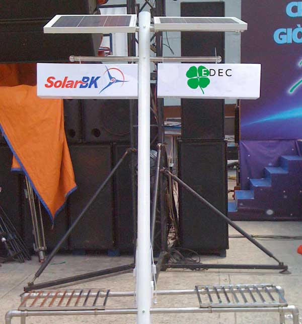 Trạm sạc di động bằng năng lượng mặt trời SolarBK-EDEC trên báo Tietkiemnangluong.vn