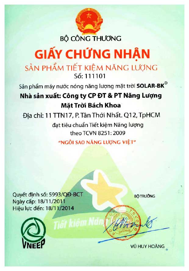 Vietnam Energy Star Award