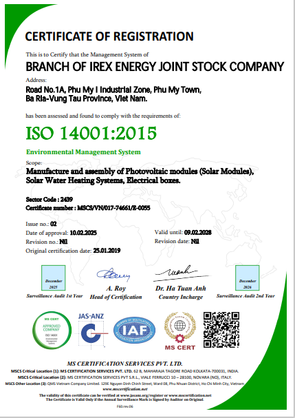 ISO 14001:2015 – MS CERT