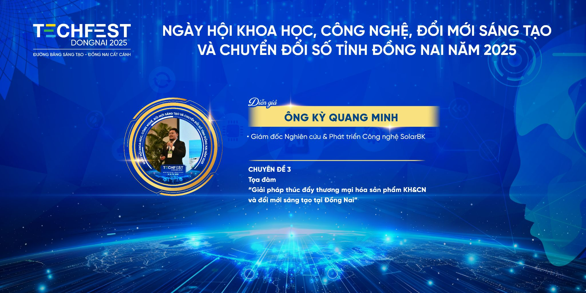 SolarBK góp mặt tại Techfest Đồng Nai 2025: Giải mã con đường đưa công nghệ từ phòng thí nghiệm ra thị trường