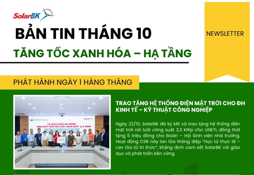 Bản tin tháng 10/2025: Tăng tốc xanh hóa – Hạ tầng, chính sách và doanh nghiệp chuyển động
