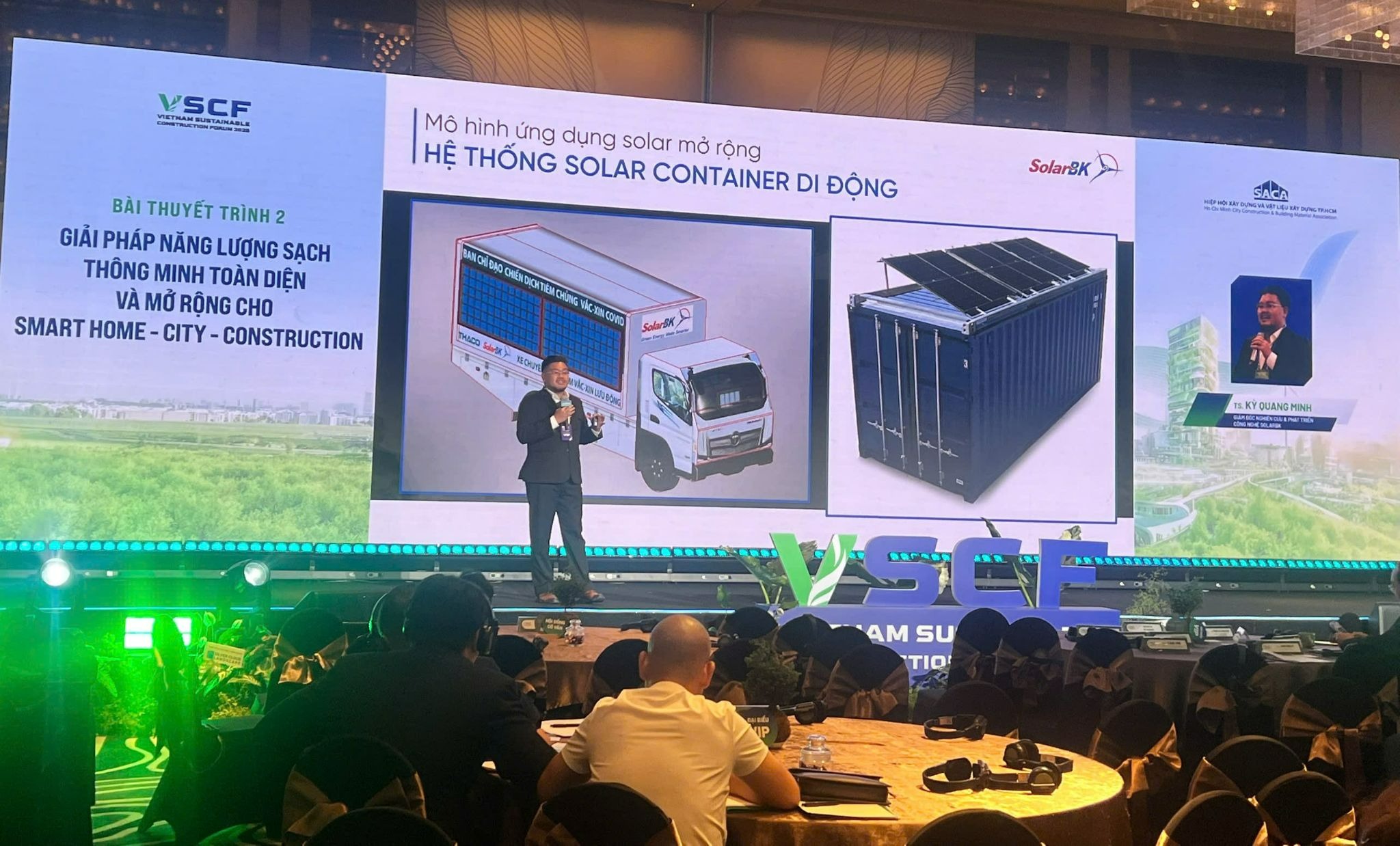 SolarBK tại VSCF 2025: Góc nhìn năng lượng sạch cho xây dựng và đô thị bền vững