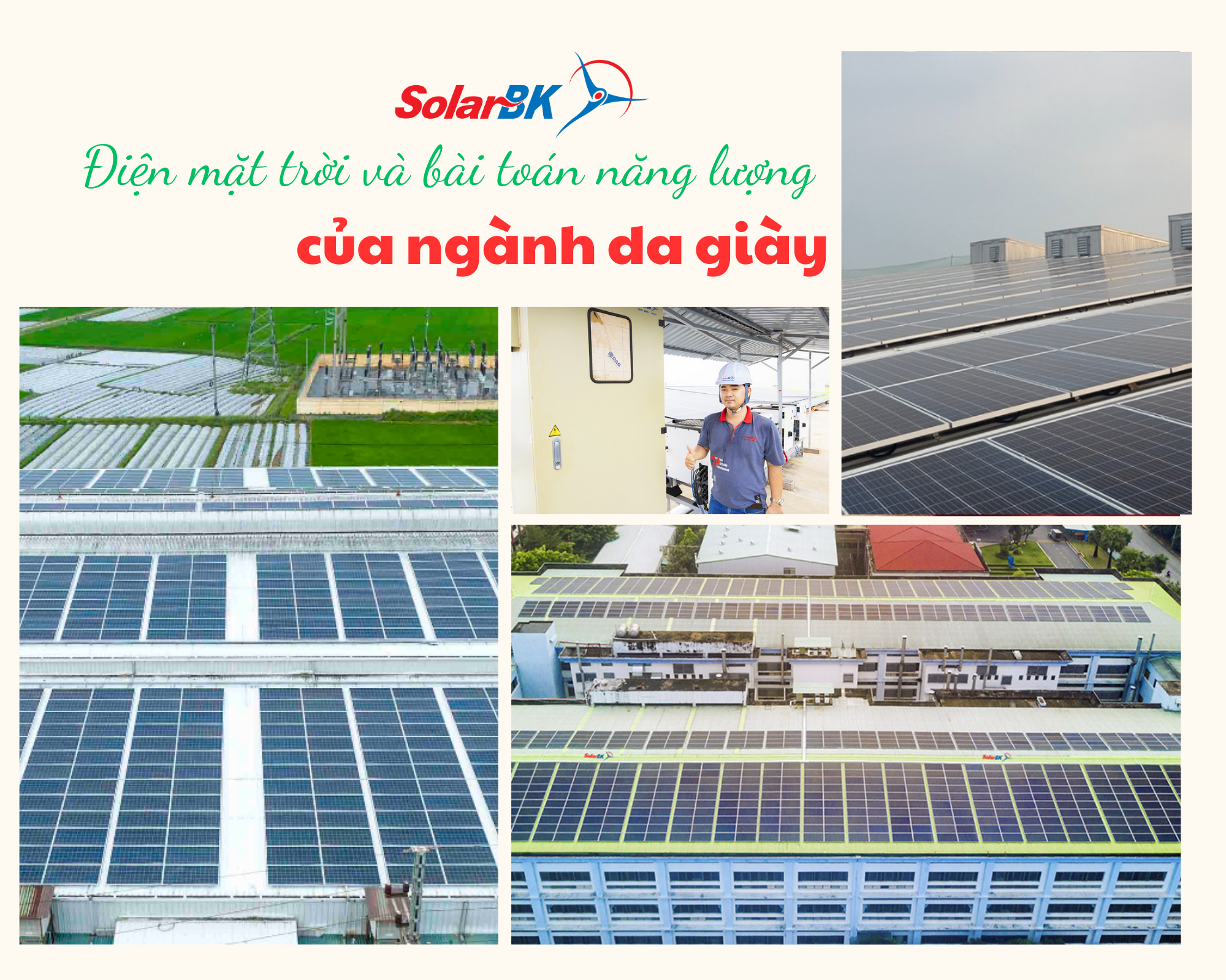 Điện mặt trời và bài toán năng lượng của ngành da giày