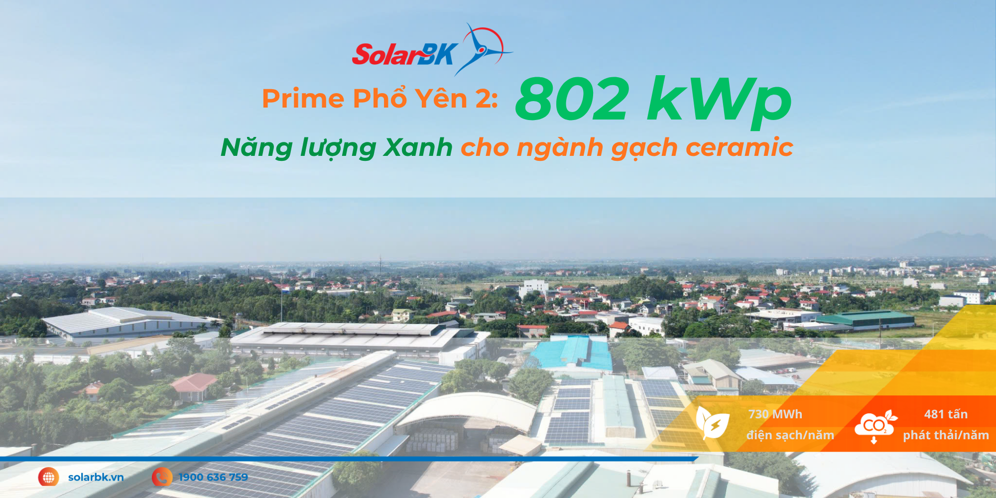 Prime Phổ Yên 2: Tiếp nối hành trình chuyển đổi năng lượng trong ngành gạch