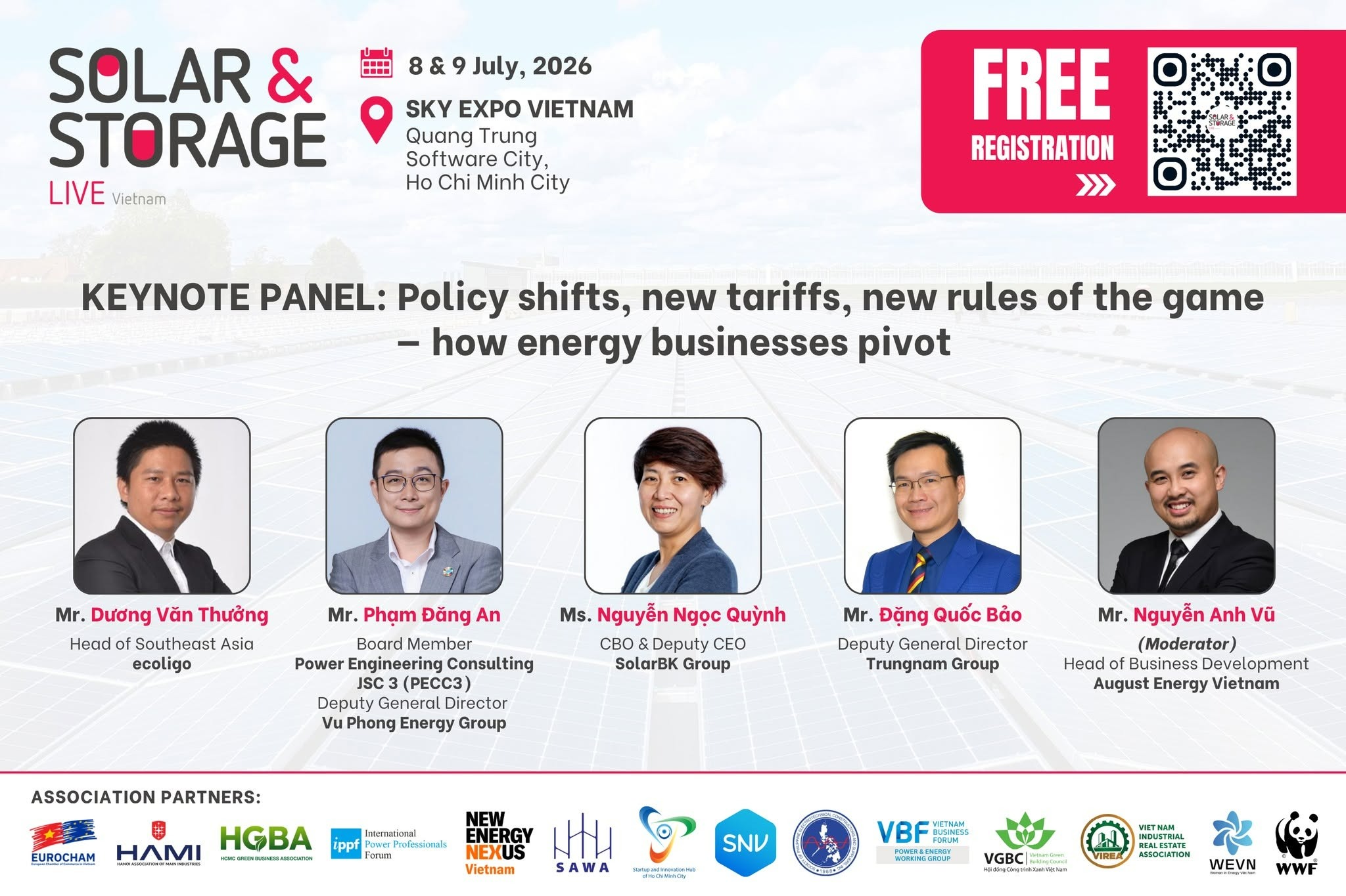 SolarBK góp mặt tại các phiên thảo luận trọng điểm của Solar & Storage Live Vietnam 2026